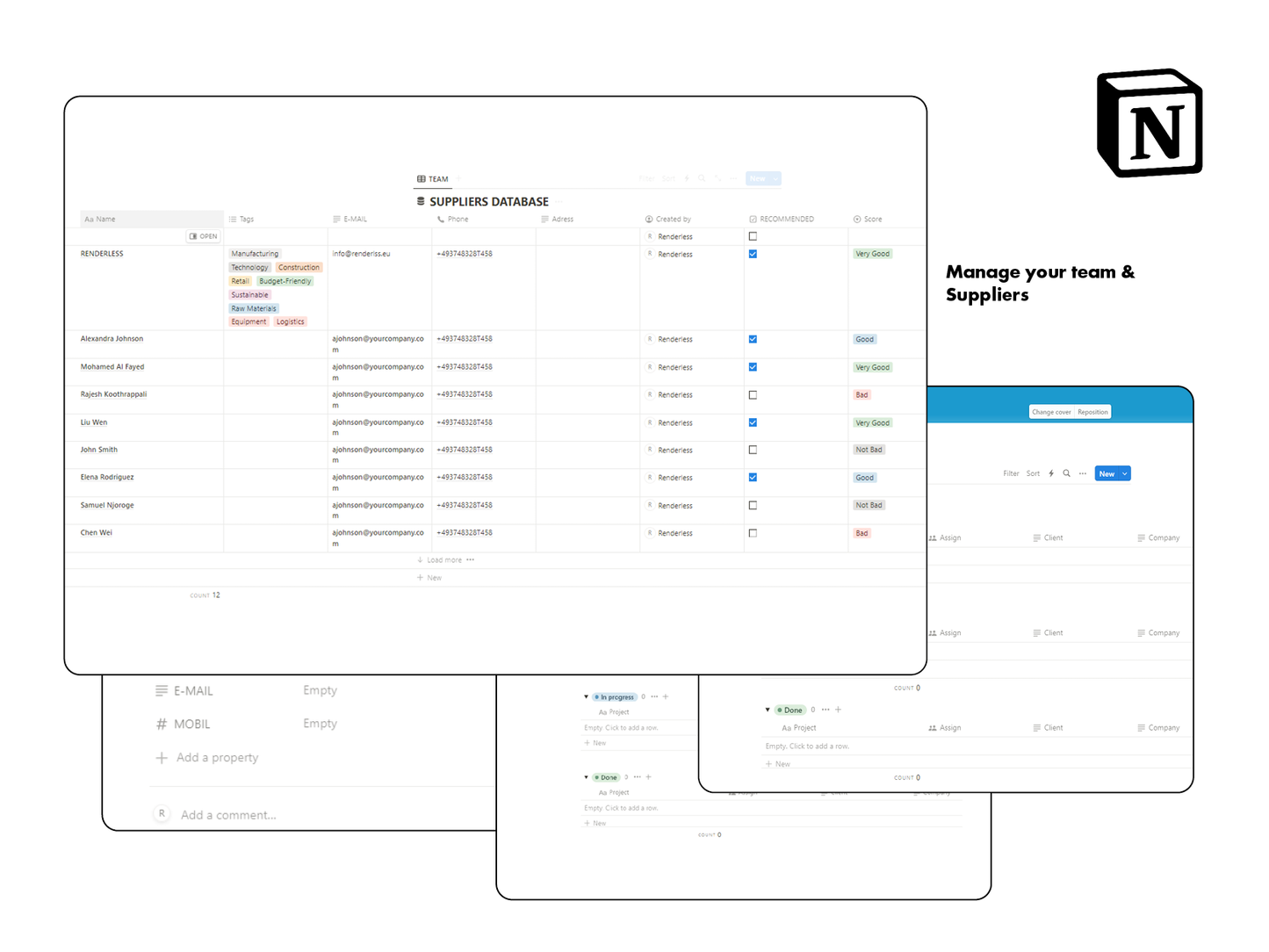 Next Achitect: Notion Template