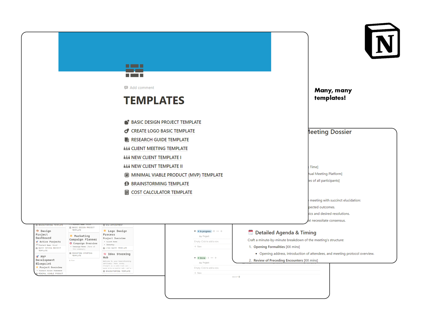 Design Agency & Project Management: Notion Template