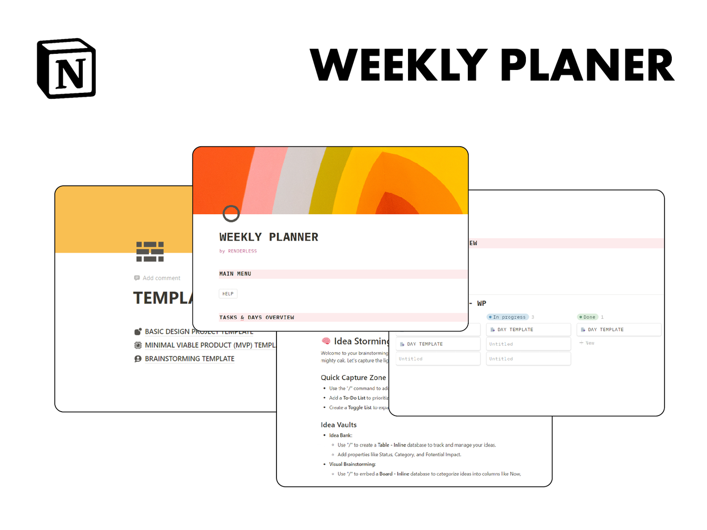 Weekly Planer: Notion Template