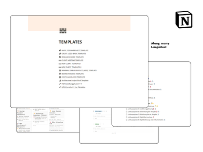 Next Achitect: Notion Template