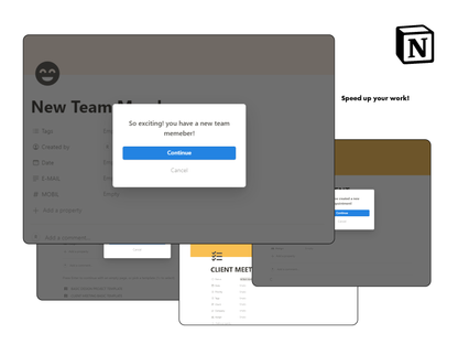 Design Agency & Project Management: Notion Template