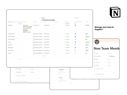 Design Agency & Project Management: Notion Template