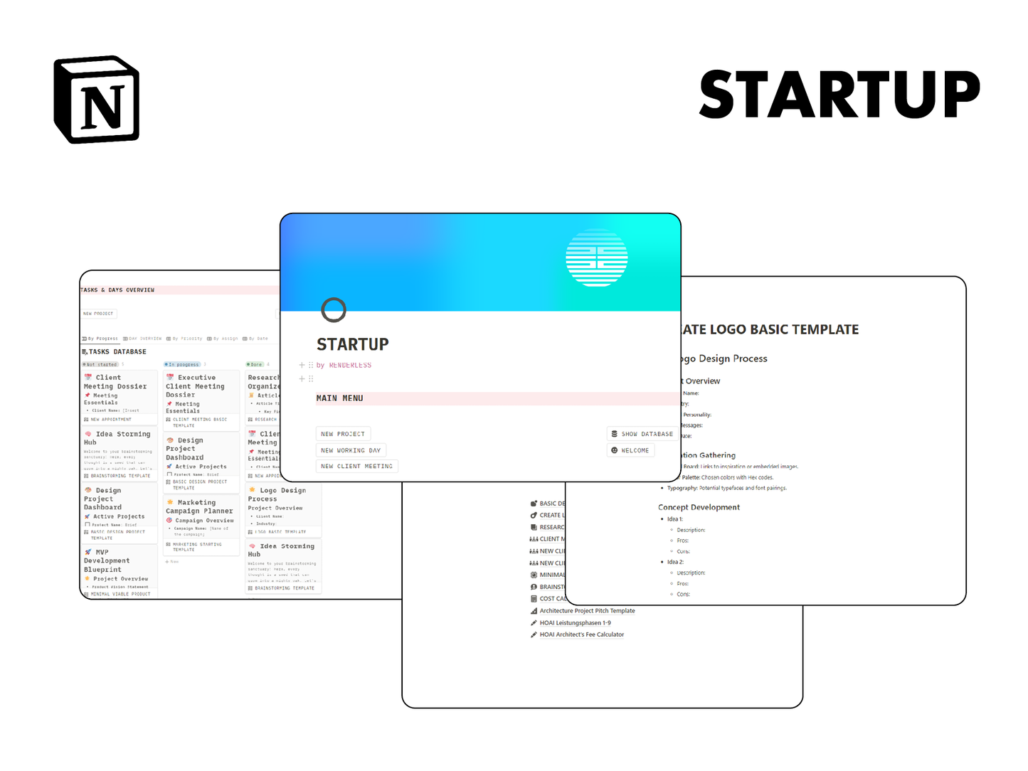 Startup Launchpad: Notion Template
