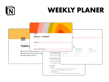 Weekly Planer: Notion Template